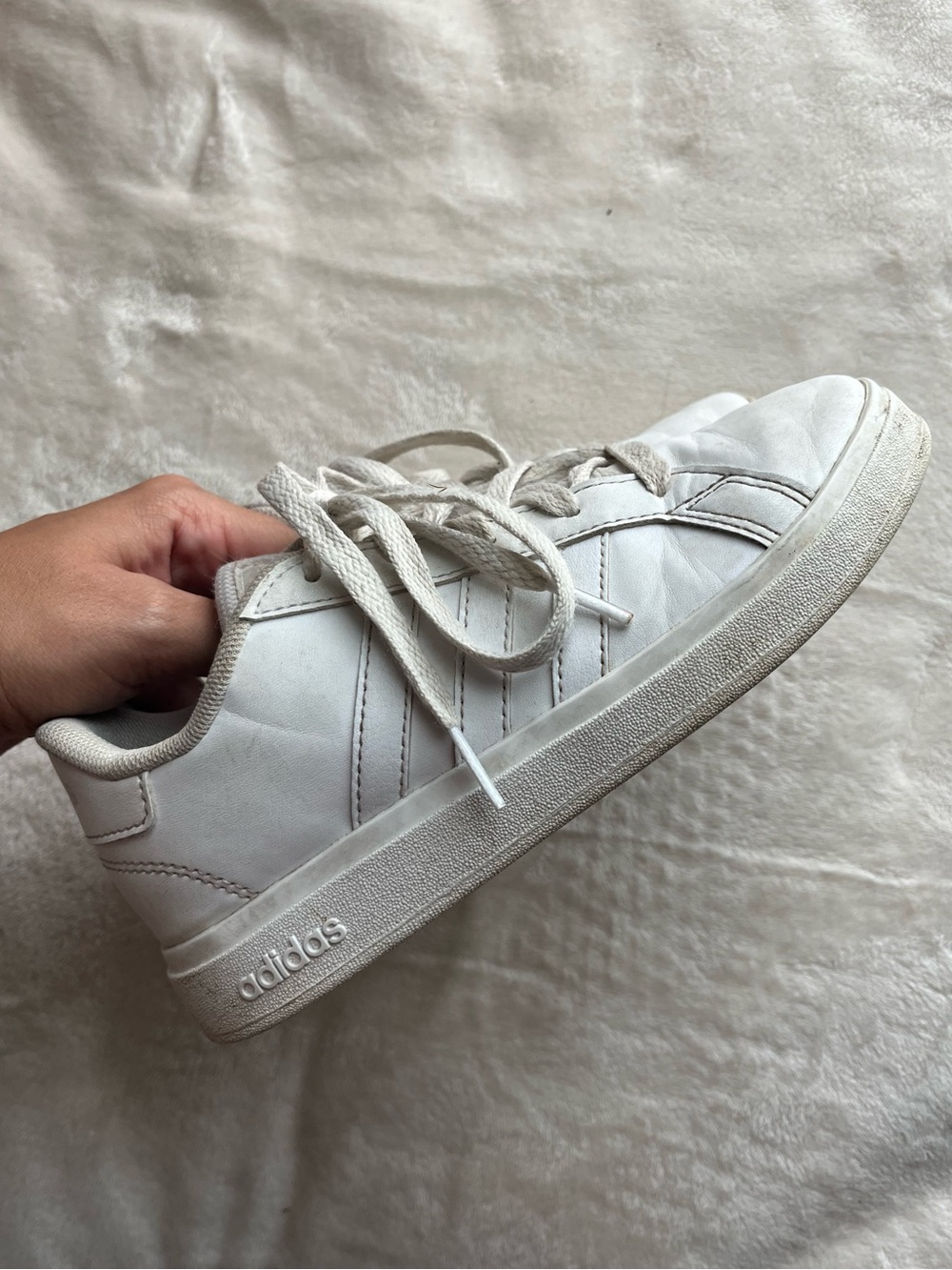 adidas Kids White Low-Top Sneakers